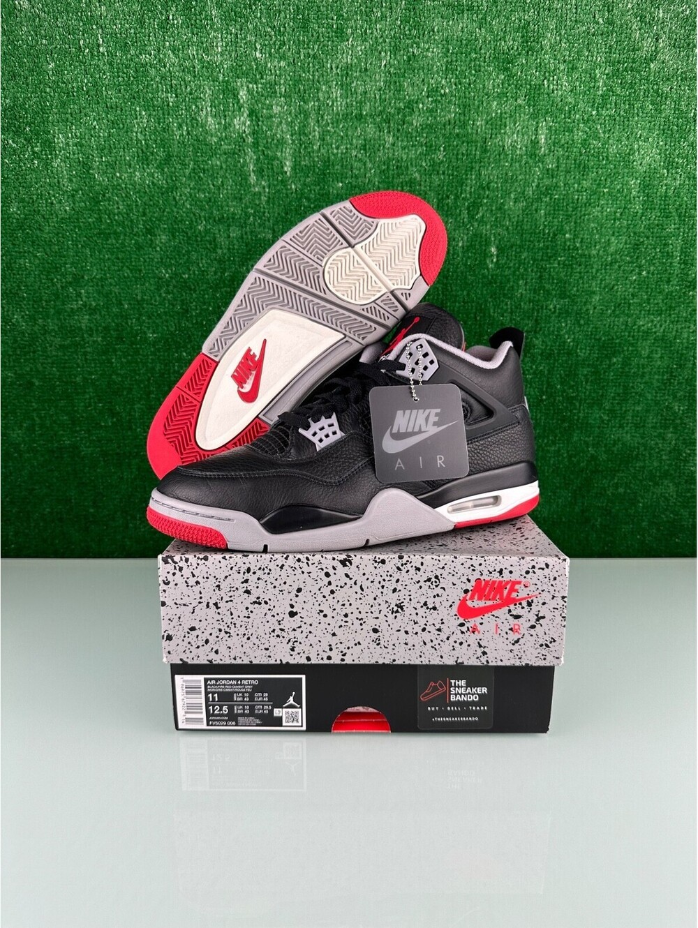 Size 11 - Air Jordan 4 Retro Bred Reimagined (CLEAN!)